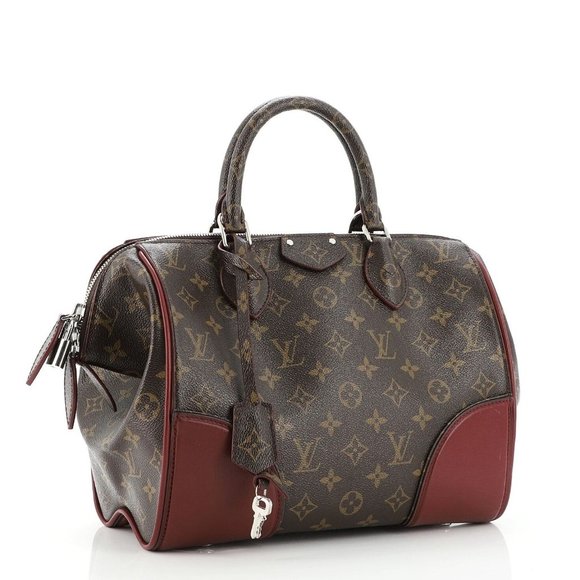 LOUIS VUITTON MONOGRAM SHINE DOC PM IN BORDEAUX RETAIL $2960-100% AUTHENTIC - Picture 16 of 16